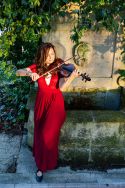 Prestation musicale au violon