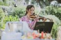 Prestation musicale au violon