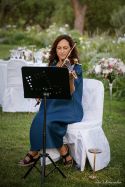 Prestation musicale au violon