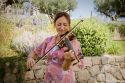 Prestation musicale au violon