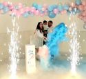 Feux d’artifices mariage gender reveal