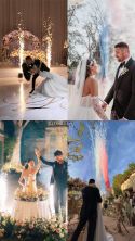 Feux d’artifices mariage gender reveal