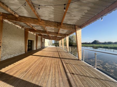Terrasse couverte de 140m2
