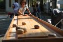 Animation jeux en bois surdimensionnés