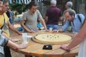 Animation jeux en bois surdimensionnés