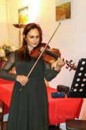 Prestation musicale au violon