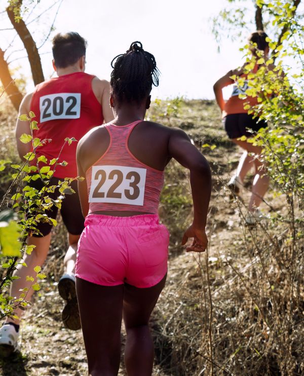 Trail départemental en été